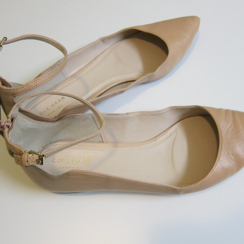 Cole Haan Millicent ankle strap flat size 10